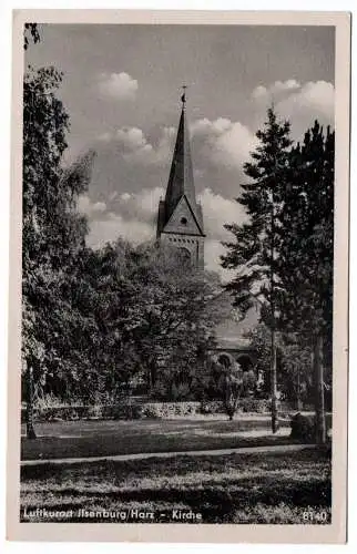 Ak Luftkurort Ilsenburg Harz Kirche 1954