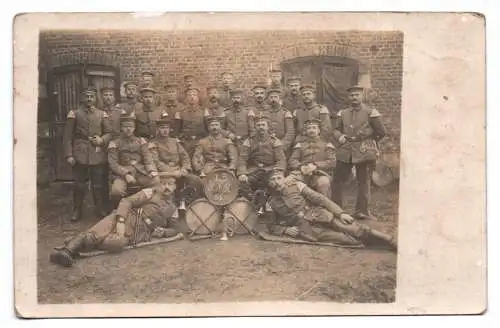 Fot Ak Soldaten 1 Wk Reserve Infanterie Regiment 66