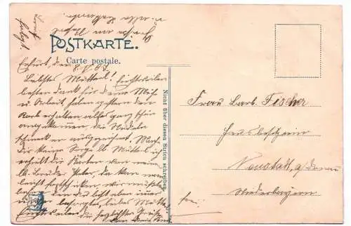 Ak Erfurt Dom und Severikirche 1907