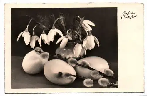 Foto Ak Ein frohes Osterfest Blumen Ostereier