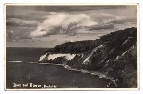 Ak Binz auf Rügen Hochufer Meer Ostsee