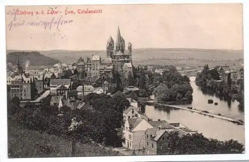 Ak Limburg an der Lahn Dom Totalansicht 1915