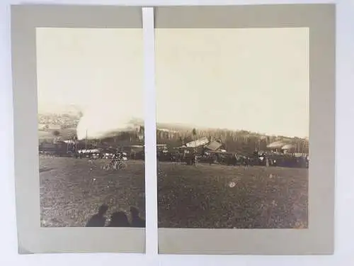 Foto Eisenbahn Unglück zwischen Eisenach und Wutha 1903 Dampflok