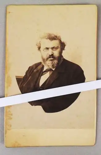 Kabinettfoto Schriftsteller Otto Glagau Publizist um 1880