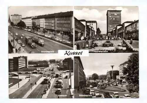 Ak Kassel Ständeplatz Treppenstraße Altmarkt 1966