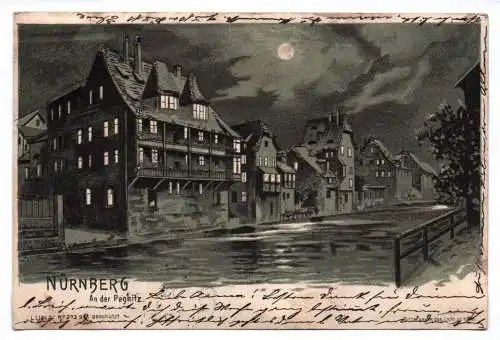 Künstler Ak Nürnberg an der Pegnitz 1901