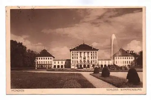 Ak München Schloss Nymphenburg 1928