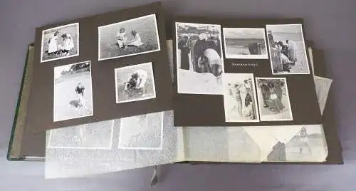 Altes Fotoalbum Ostsee Urlaub 1947 bis 1950 Strandschönheit