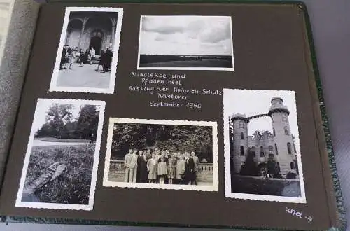 Altes Fotoalbum Ostsee Urlaub 1947 bis 1950 Strandschönheit