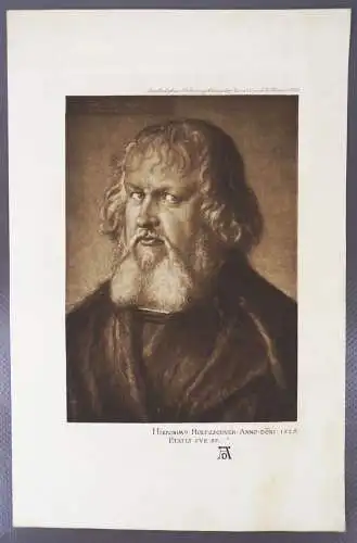 Druck Hieronymus Holzschuher Gesellschaft Verbreitung Kunst Berlin 1903 Dürer