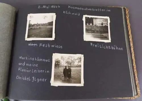 Altes Fotoalbum Jugendtreffen Karl Marx Stadt Chemnitz DDR Urlaub 1966