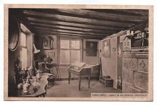 Ak Dinkelsbühl  Zimmer im historischen Vereinshaus 1912