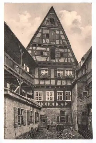 Ak Alte deutsche Städte Hezels Hof Dinkelsbühl