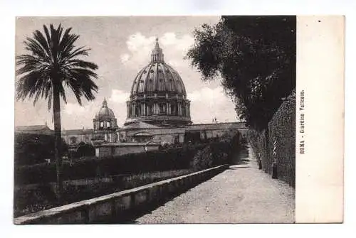 Ak Roma Giardino Vaticano 1908 Vatikanische Gärten Vatikan