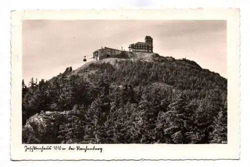 Foto Ak Jeschkenhaus bei Reichenberg 1942 Sudeten Feldpost