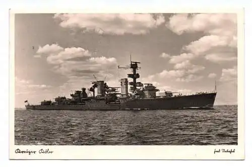 Foto Ak Kreuzer Köln Kriegsmarine 1936 Kiel