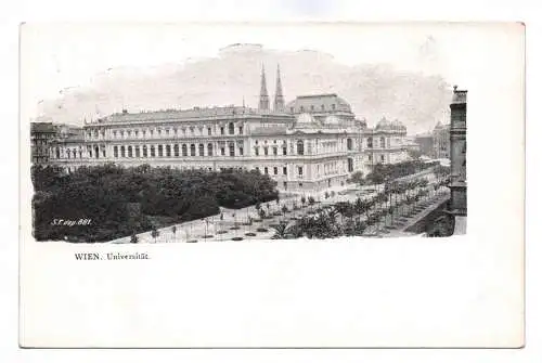 Künstler Ak Wien Universität