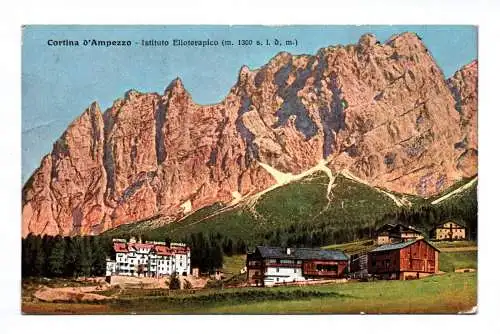 Ak Cortina d’Ampezzo Istituto Elioterapico 1938