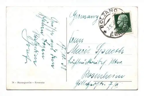 Ak Cortina d’Ampezzo Istituto Elioterapico 1938