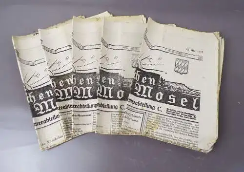 Zwischen Maas und Mosel Feldzeitung der Armee Abteilung C 1917 WW1