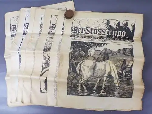 Der Stosstrupp Feldzeitung der Armee Abteilung A 1917 1 Weltkrieg