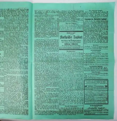 Markgräfler Tagblatt Nr 175 Schopfheim 1916 Zeitung