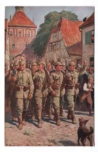 Ak Soldaten 1 Wk 1916 Wohlfahrtskarte