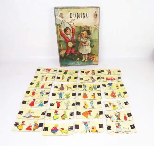 Altes Bilder Domino Spiel um 1920 