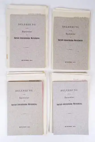 Belehrung für die Sammler des bayrisch österreichischen Wortschatzes 1913