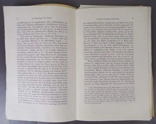 Eine Sammlung römischer Renaissance Inschriften 1921 Bayerische Akademie