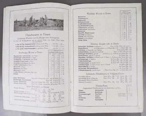 Katalog Dallmayr Krieg Proviant 1915 Alois Dallmayr München 1 Wk
