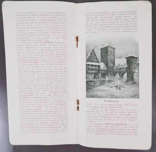 Reiseprospekt Nürnberg Des deutschen Reiches Schatzkästlein um 1910 Reise
