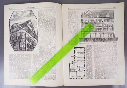 Der Baumarkt Zeitschrift für das gesamte Bauwesen 1912 Nummer 14 Architektur