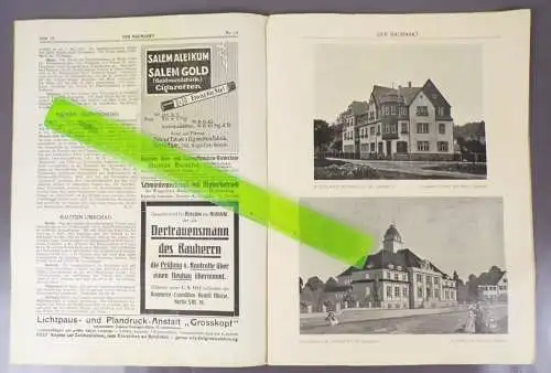 Der Baumarkt Zeitschrift für das gesamte Bauwesen 1912 Nummer 14 Architektur