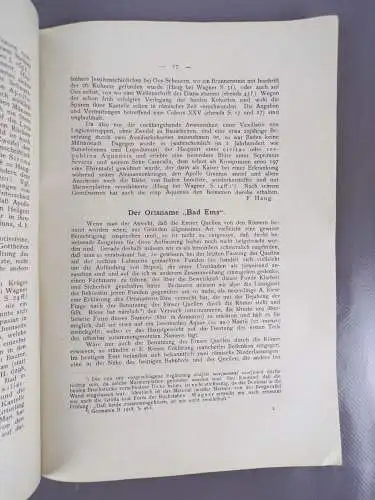 Germania deutsches Archäologen Institut Frankfurt Main 1919 4 Hefte Archäologie