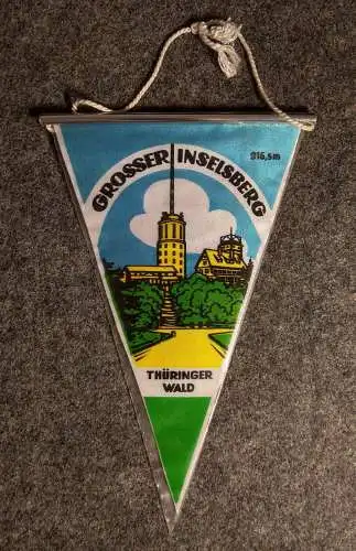 Altes Original Wimpel Thüringen Grosser Inselberg Thüringer Wald