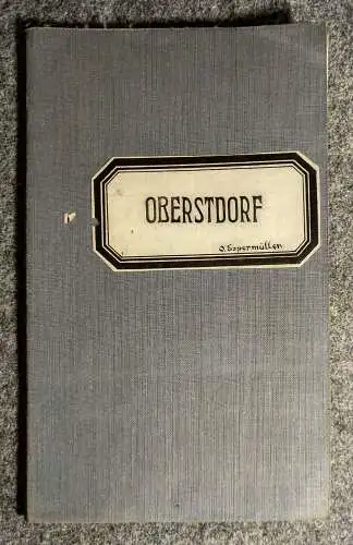 Original Landkarte Oberstdorf 1900 Maßstab 1/100000 Königreich Bayern