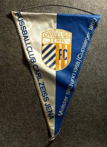 ORIGINAL Wimpel Fussballclub Carl Zeiss Jena FC Fussball