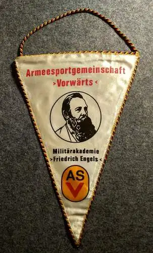 Wimpel Militärakademie Friedrich Engels ASV Original