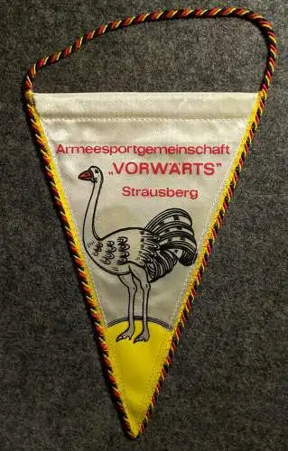 Original Wimpel Armeesportgemeinschaft Vorwärts Strausberg ASV