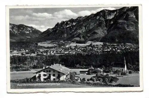 Foto Ak Bad Reichenhall mit Lattengebirge 1937