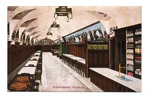 Ak Rathauskeller Rumburg 1915 Feldpostkarte