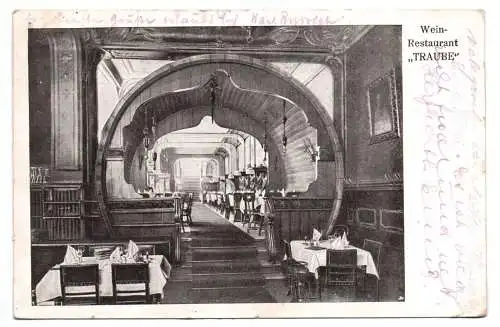 Ak Wein Restaurant Traube Berlin 1923