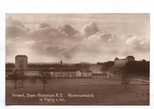 Ak bayerische Aluminiumfabrik Töging am Inn Mühldorf 1925