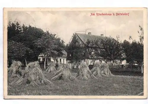 Ak Berthelsdorf Röschenhaus 1921