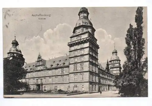 Ak Aschaffenburg Schloss 1910