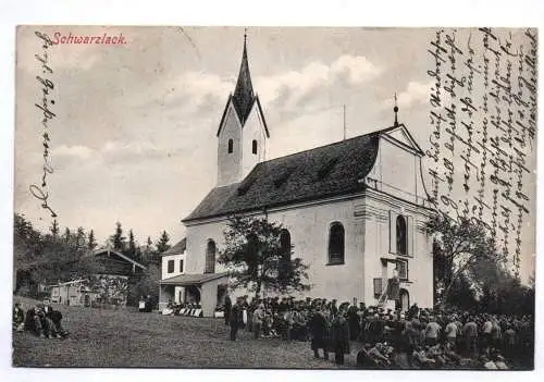 Ak Wallfahrtskirche Schwarzlack Brannenburg Rosenheim 1911