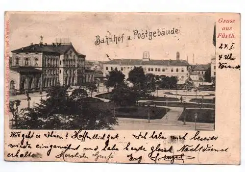 Litho Ak Gruß aus Mögeldorf  Nürnberg 1899 Vorläufer