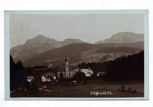 Foto Ak Höglwörth Anger Berchtesgadener Land 1915