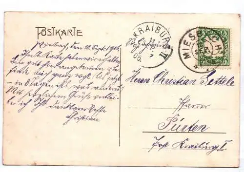 Litho Ak Miesbach 1906 oberbayerisches Bezirksturnfest Festpostkarte